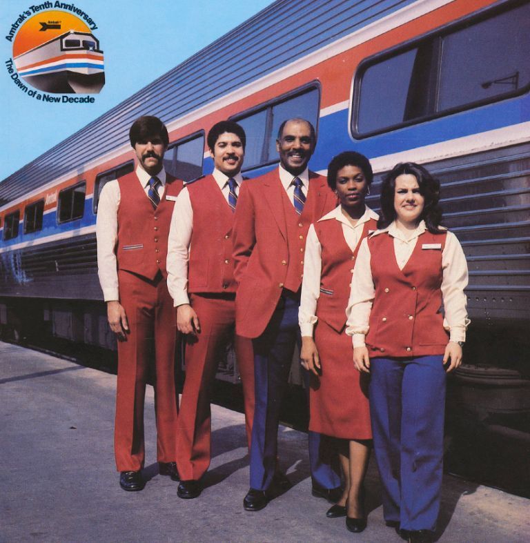 Retro Amtrak Uniforms