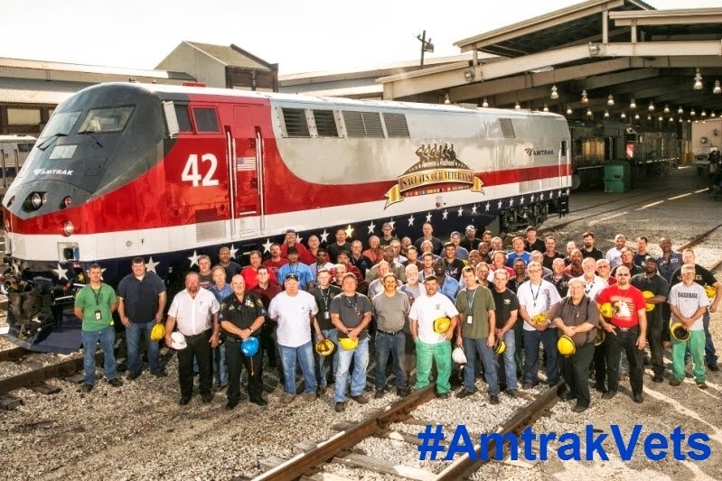 #AmtrakVets