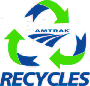 Amtrak Recycles Logo