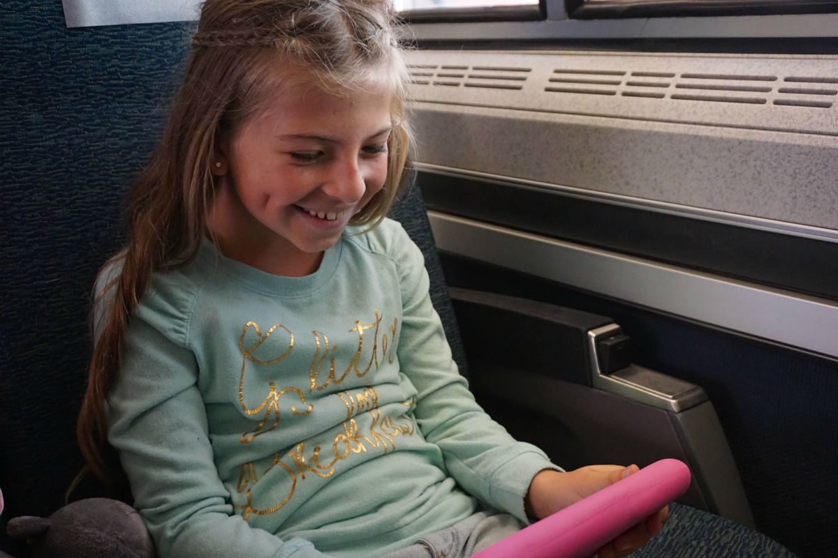 Ella’s Amtrak Story, One Kid’s Review of a Train Ride