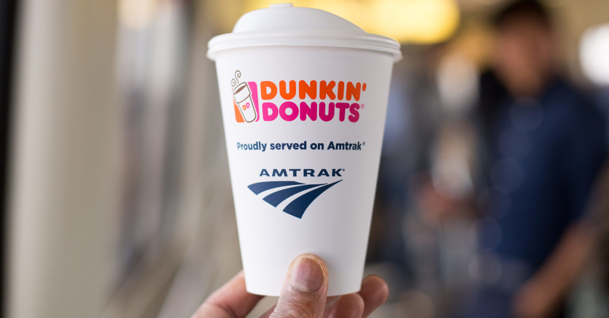 #AmtrakRunsOnDunkin National Coffee Day 2018