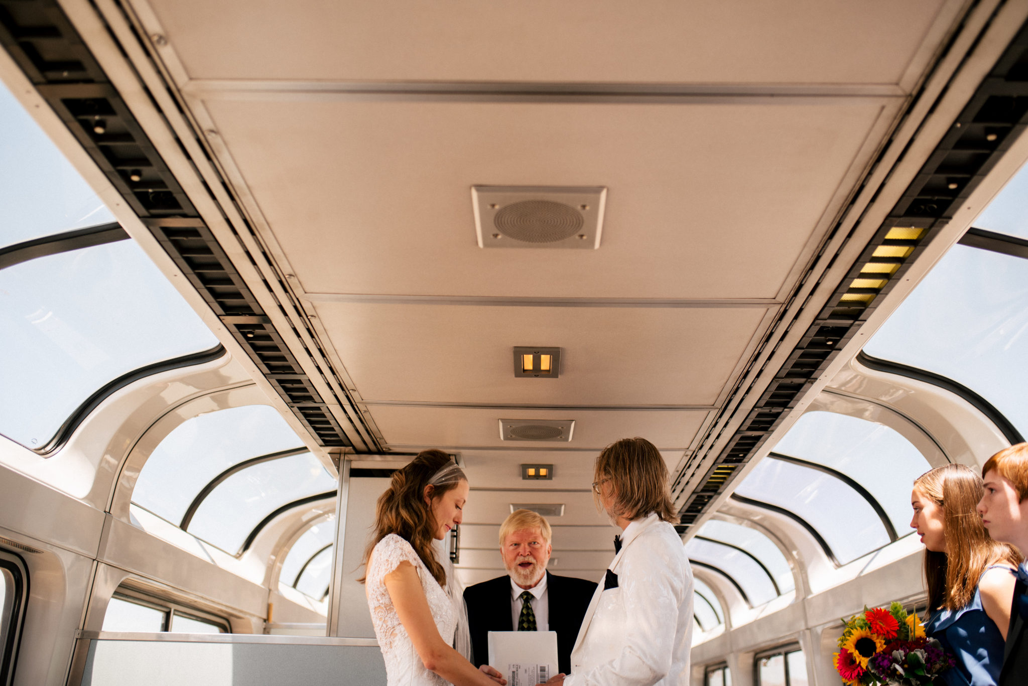 Amtrak Wedding Ceremony